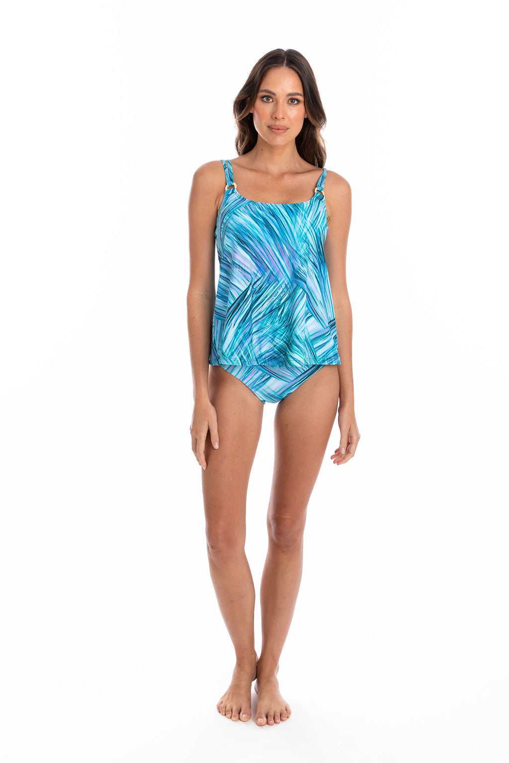 Togs: Delray Chlorine Resistant Tankini Scoop and Reversible Pant