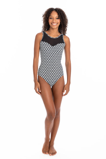 Togs: Odessa Mesh High Neck One Piece