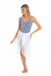 Togs: Mesh Frill Skirt White