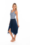 Togs: Mesh Frill Skirt Navy