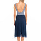 Togs: Mesh Frill Skirt Navy