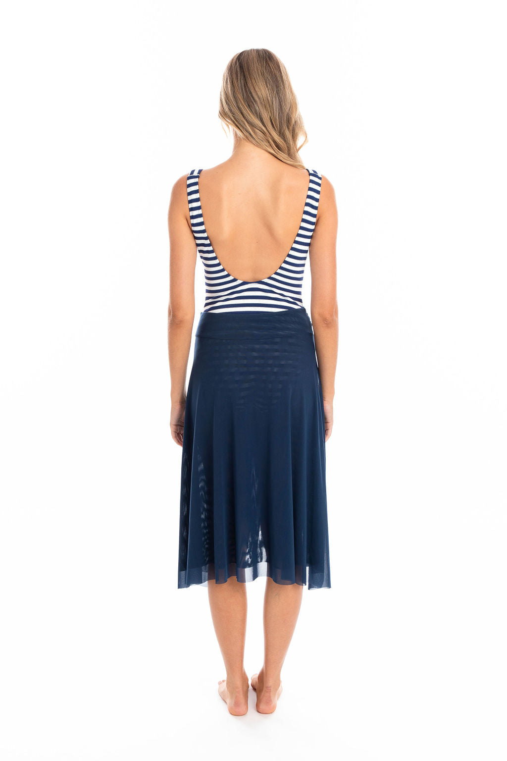 Togs: Mesh Frill Skirt Navy