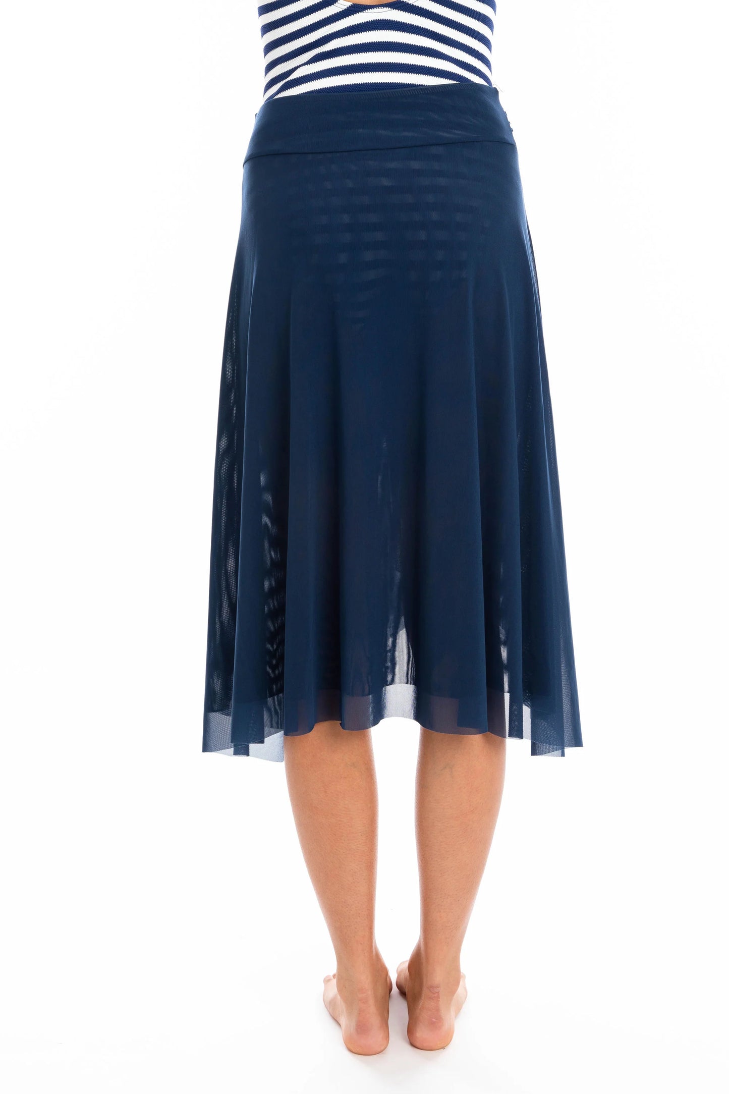Togs - Mesh Frill Skirt Navy