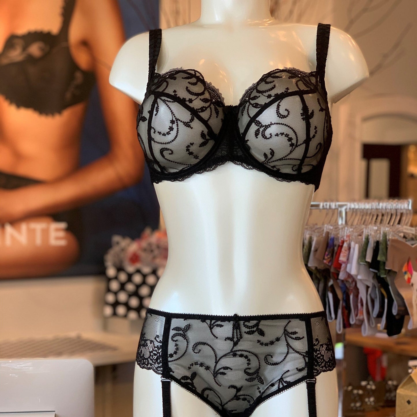 Empreinte: Naturel Ginger Lacy Underwire Bra