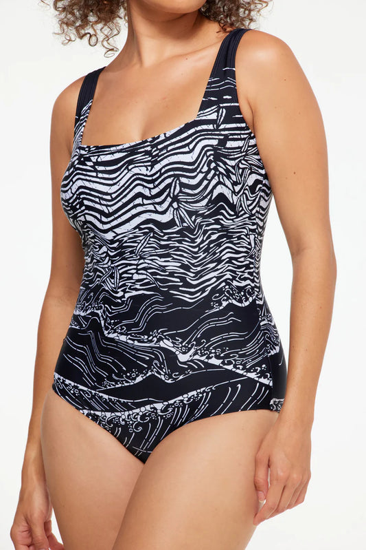 Togs: Budapest Square Neck 1 Piece Bather