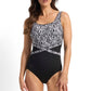 Poolproof:  Scrabble Splice Mastectomy 1PC Bather