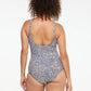 Togs: Savanna Square Binding One Piece Bather