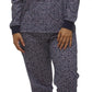 Schrank:  Ditsy Ski  Pyjama PJ Set Cotton