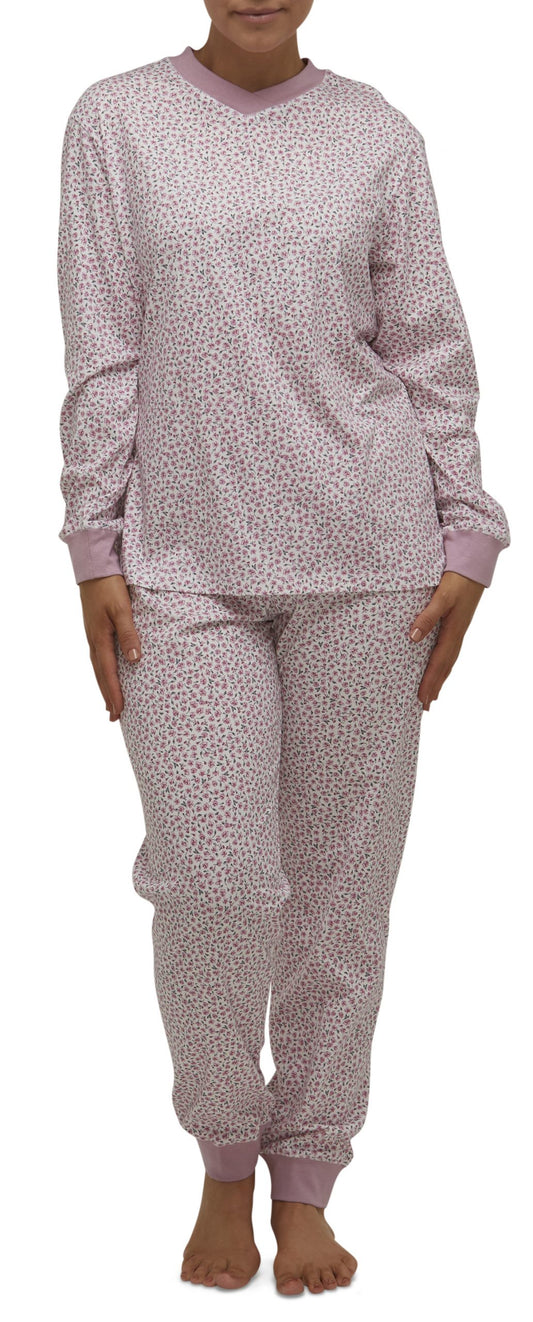 Schrank:  Ditsy Ski  Pyjama PJ Set Cotton