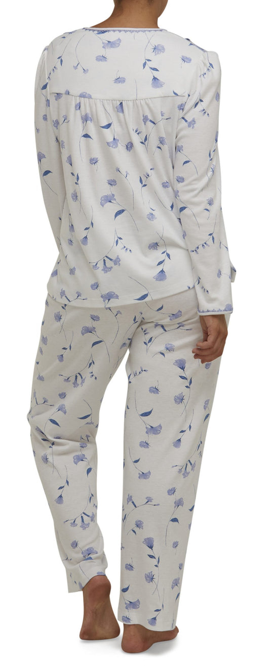 Schrank:  'Penelope'  Lace Bib Long Pant Pyjama PJ Set