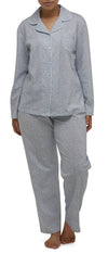 Schrank:  Revere Long Length Pyjama PJ Set 'Leopard'