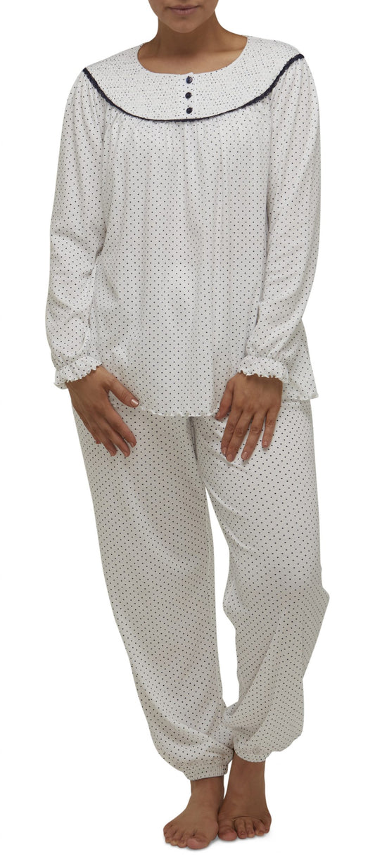 Schrank:  Smocking PJ Ski Pyjamas Set 'Spot'