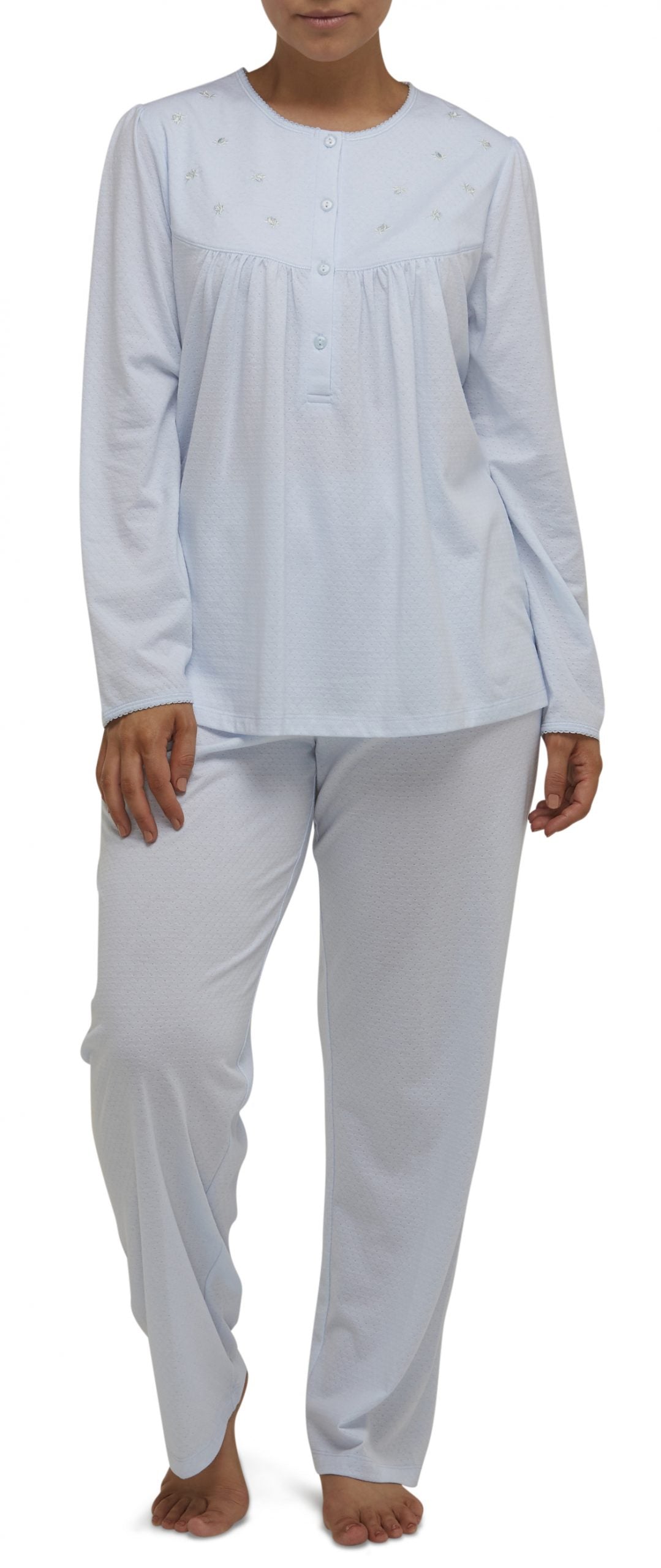 Schrank:  Rosebud Embroidered Pyjama PJ Set
