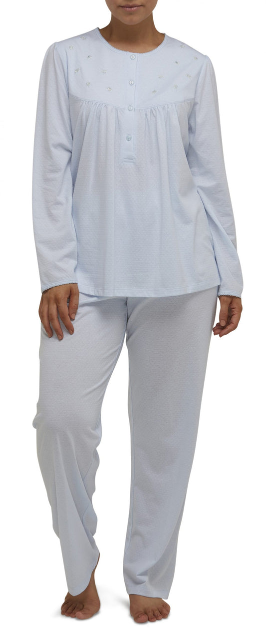 Schrank:  Rosebud Embroidered Pyjama PJ Set
