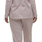 Schrank:  'Ditsy'  Ruffle Pyjama PJ Set Cotton Jersey