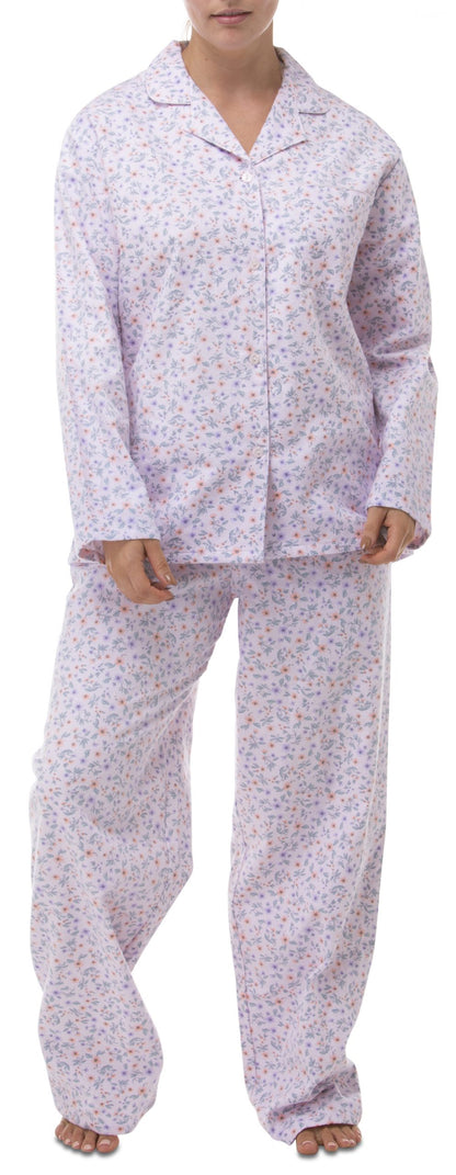 Schrank: Long Sleeve Long Length Pyjamas Cotton Flannelette
