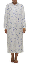 Schrank:  'Penelope' Long Length Collared Nightie
