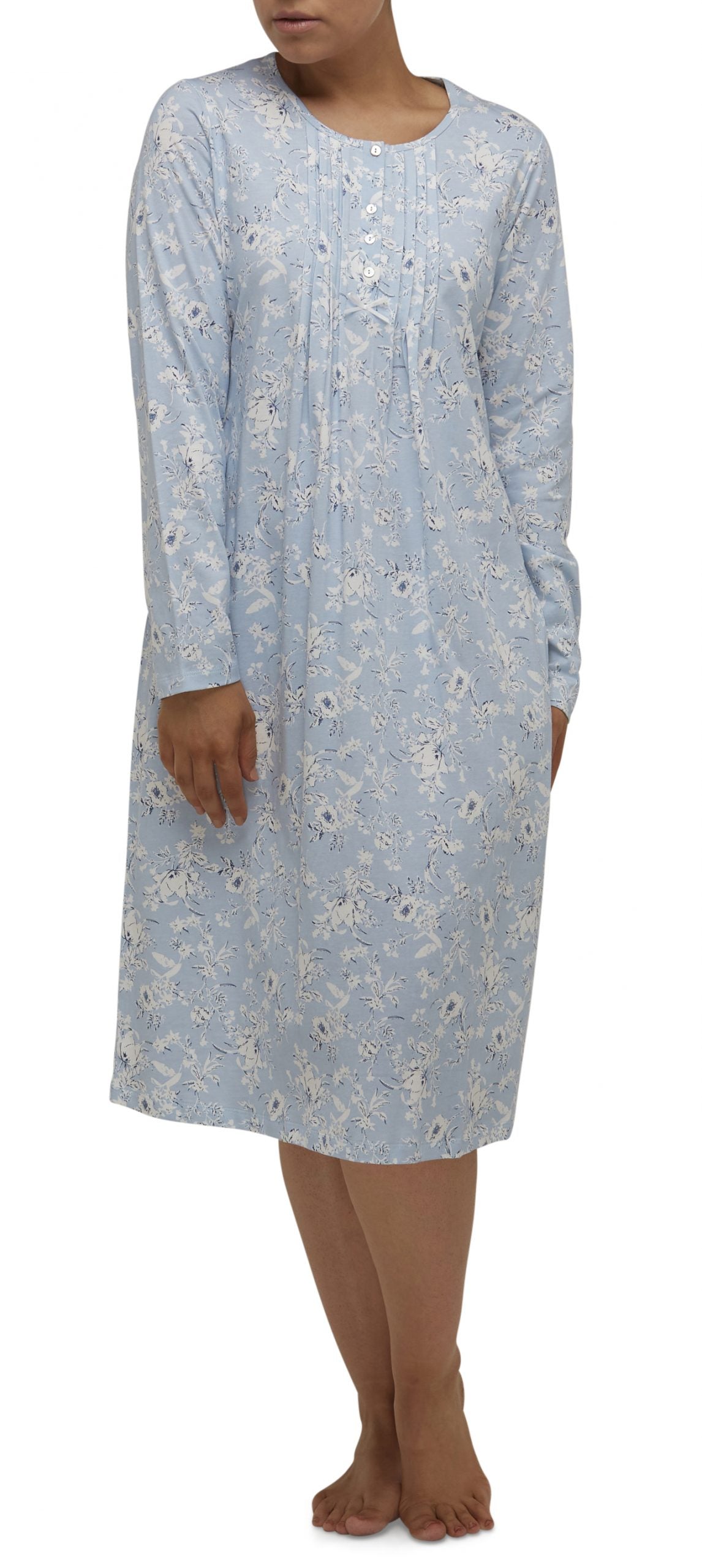 Schrank:  Pleated Nightie Short Length 'Shelley'