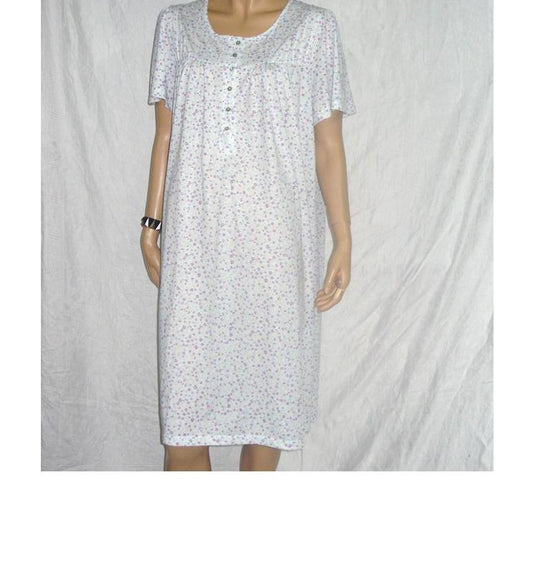 Schrank: Short Sleeve Jersey Knit Nightie