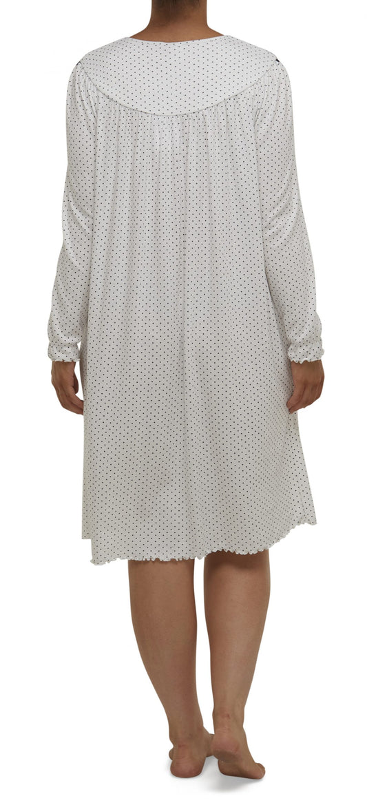 Schrank:  Smocking Nightie Short Length 'Spot'
