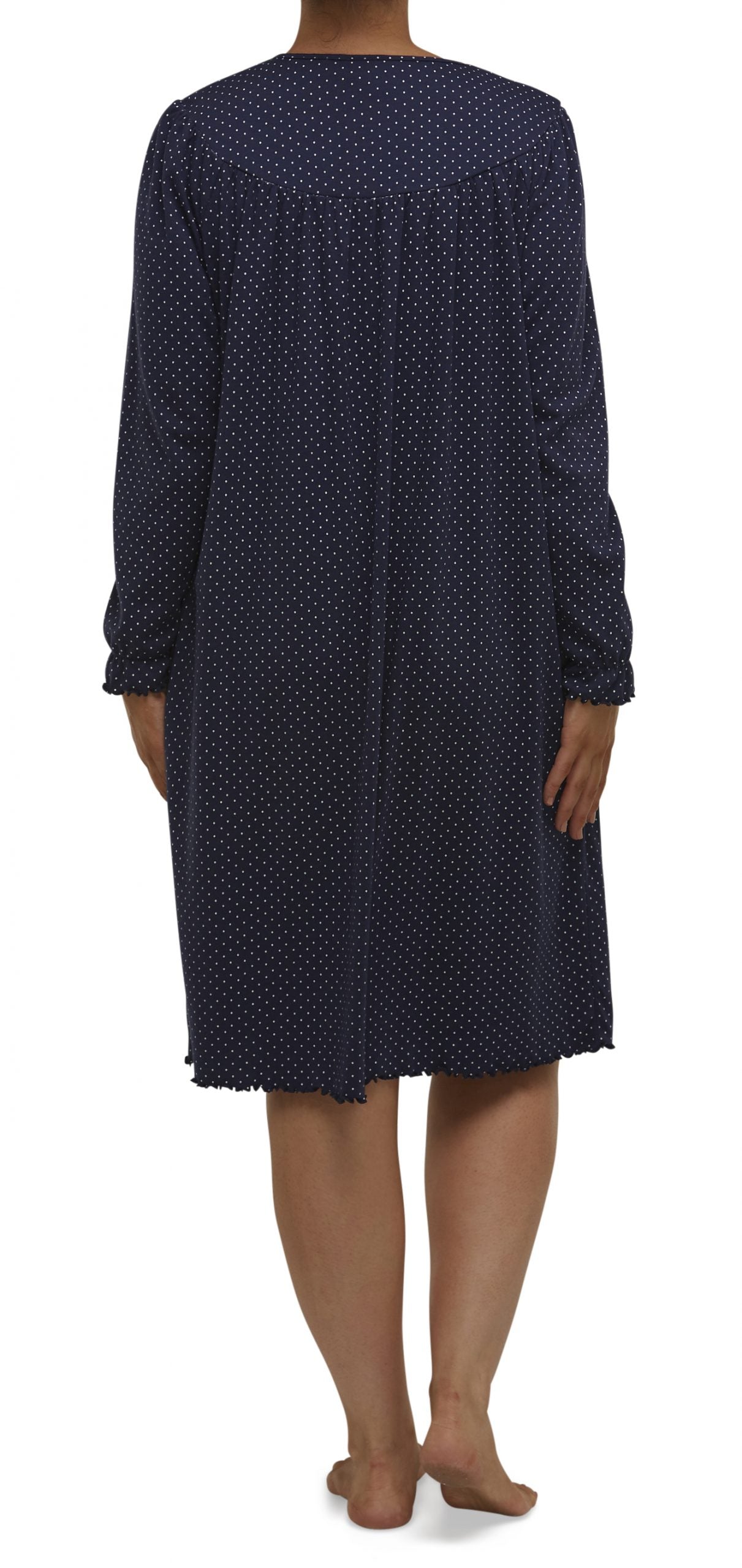 Schrank:  Smocking Nightie Short Length 'Spot'