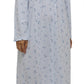 Schrank: Long Sleeve Mid Length Ruffle Nightie 'Isabel'