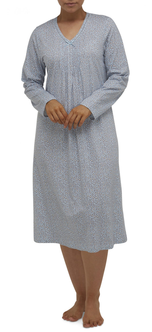 Schrank:  Crochet Nightie Mid Length 'Leopard'