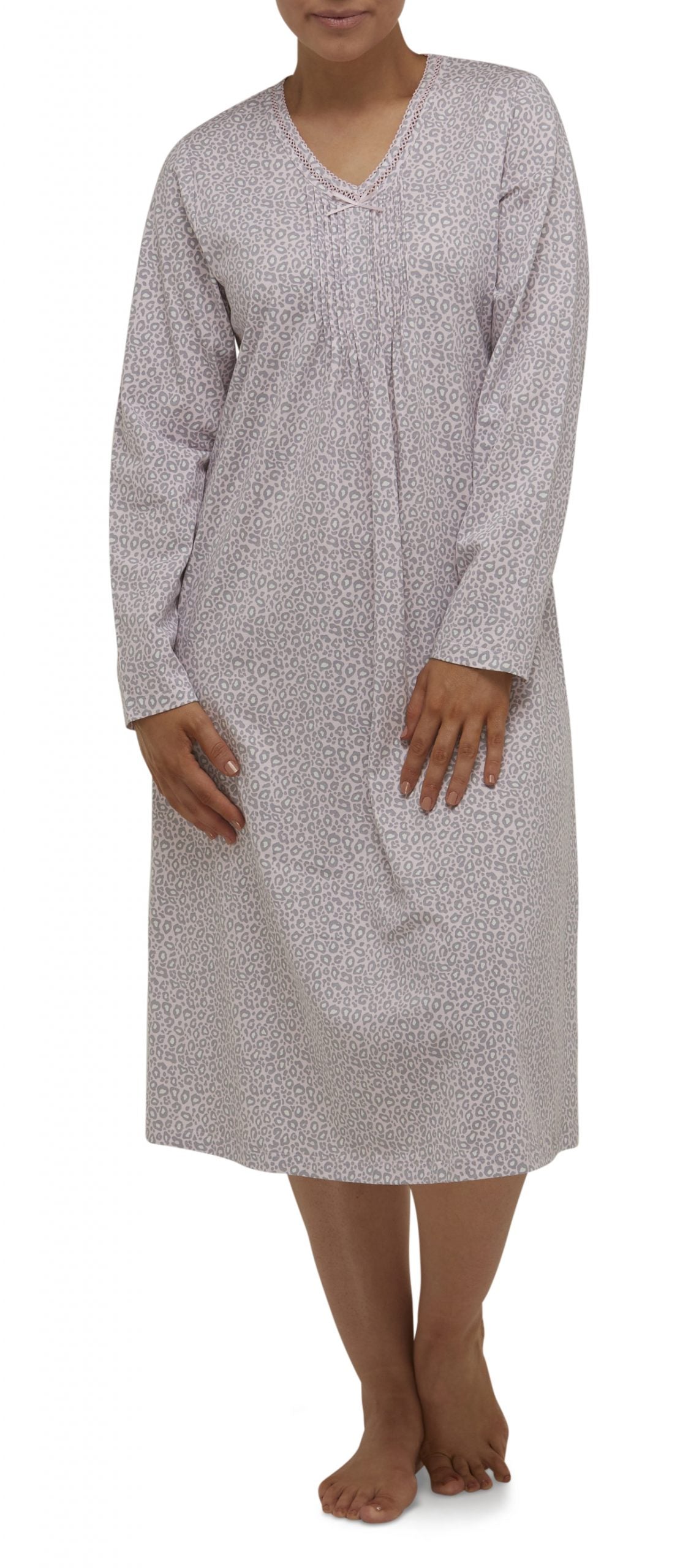 Schrank:  Crochet Nightie Mid Length 'Leopard'