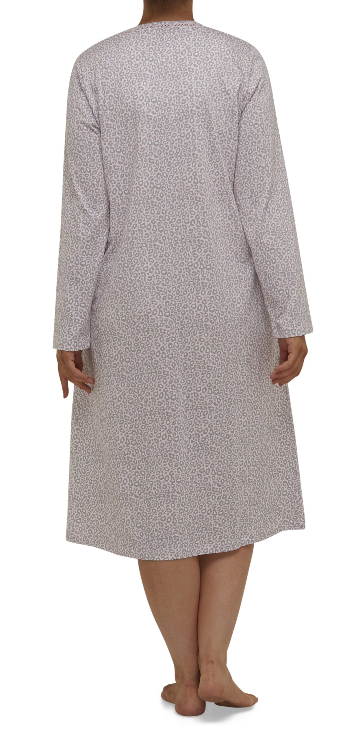 Schrank:  Crochet Nightie Mid Length 'Leopard'