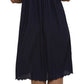 Schrank:  'Trilobal' Short Length Nightie with Embroidery
