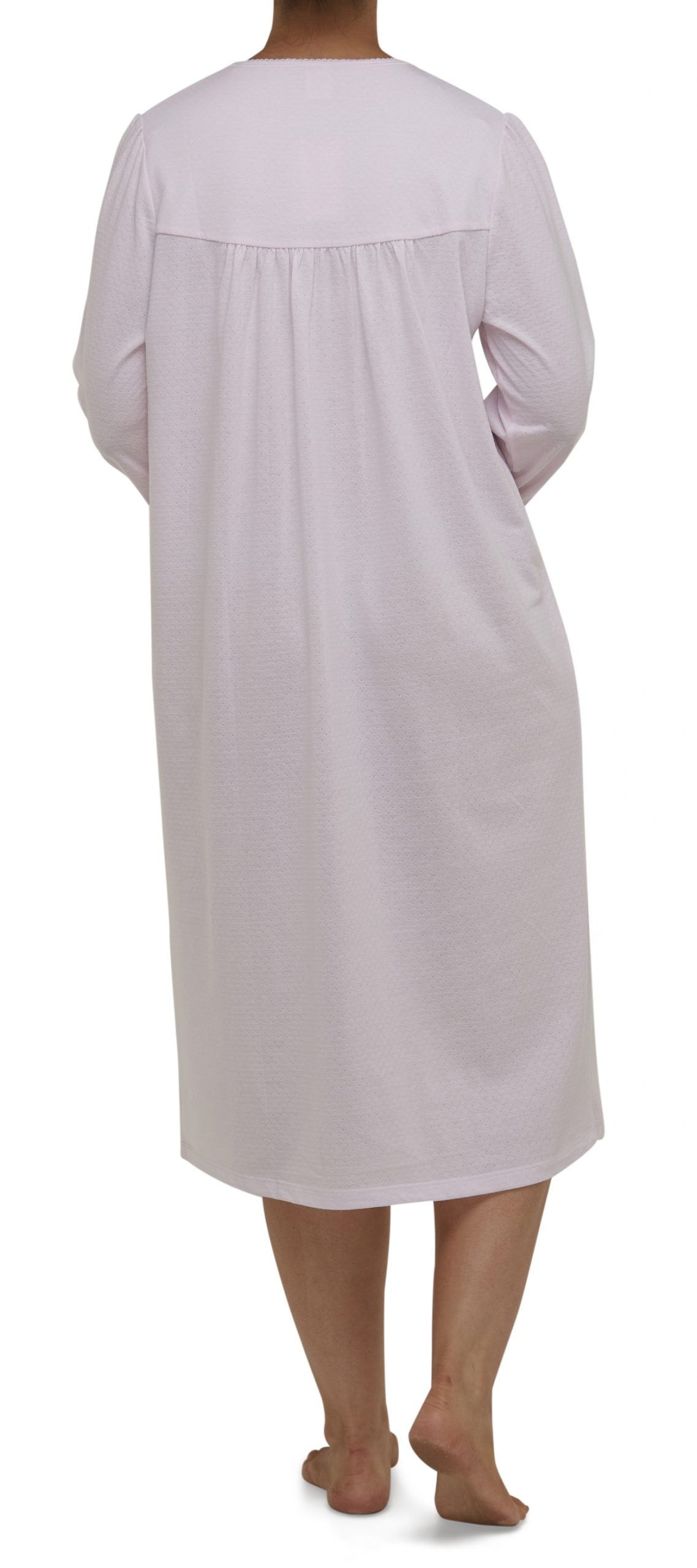 Schrank:  Rosebud Embroidered nightie Mid Length