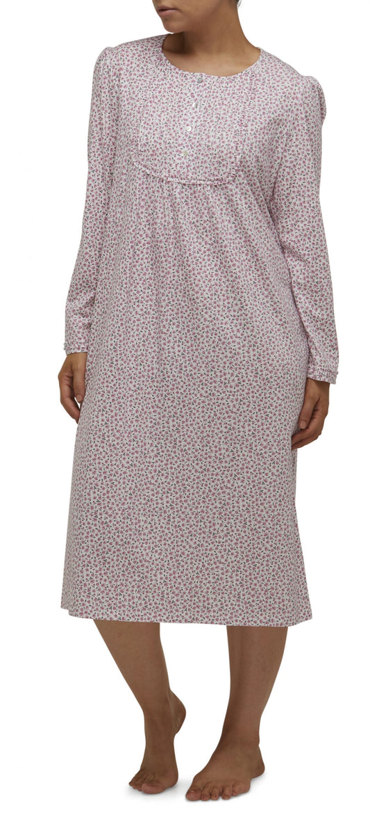 Schrank:  'Ditsy' Ruffle Nightie Cotton Jersey