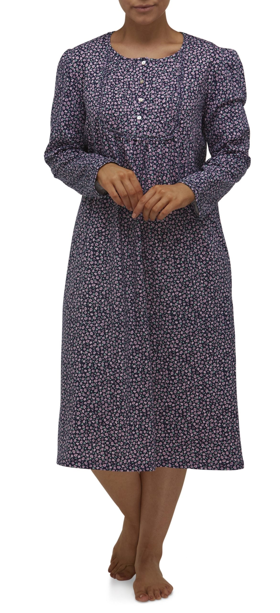 Schrank:  'Ditsy' Ruffle Nightie Cotton Jersey