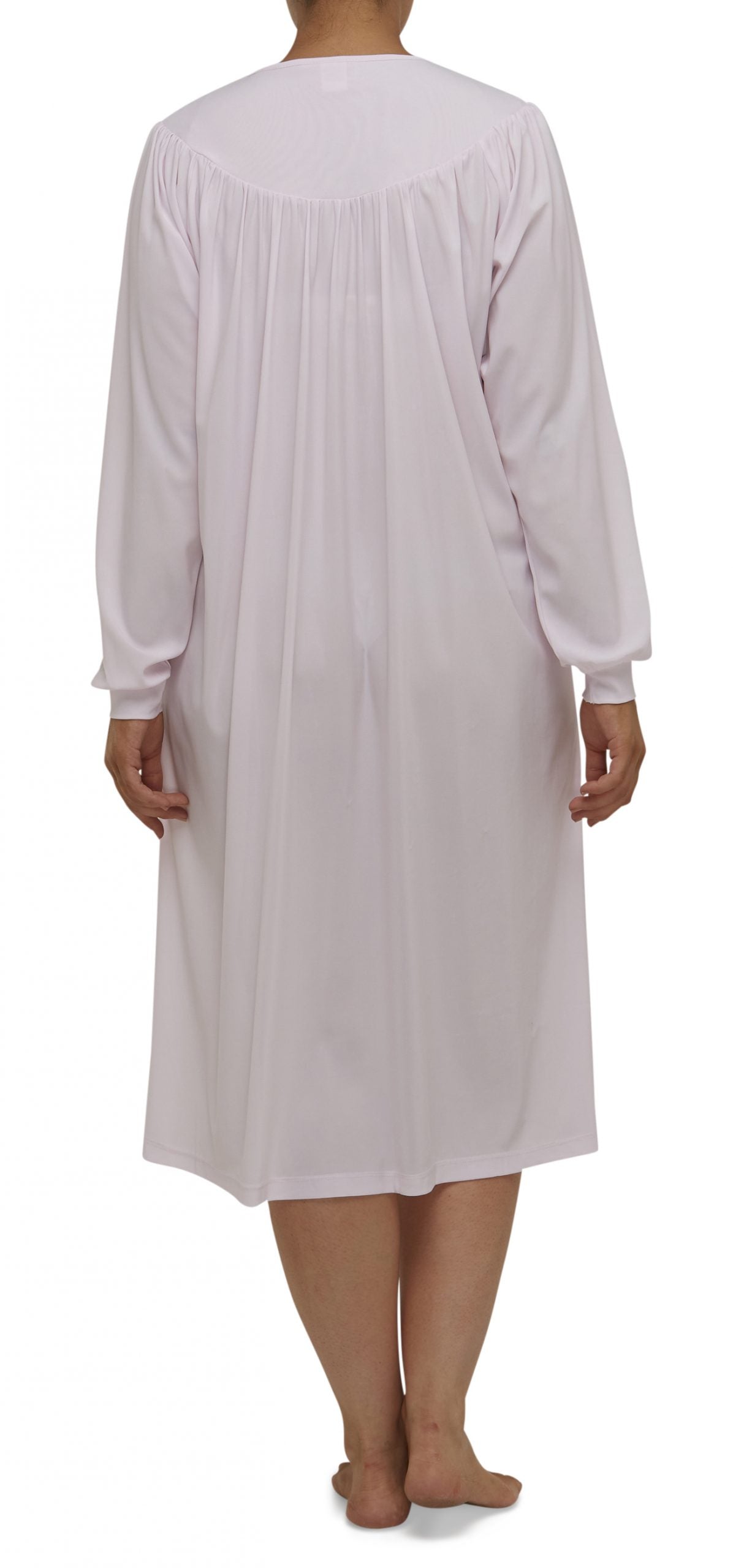 Schrank:  'Trilobal' Mid Length Nightie with Embroidery