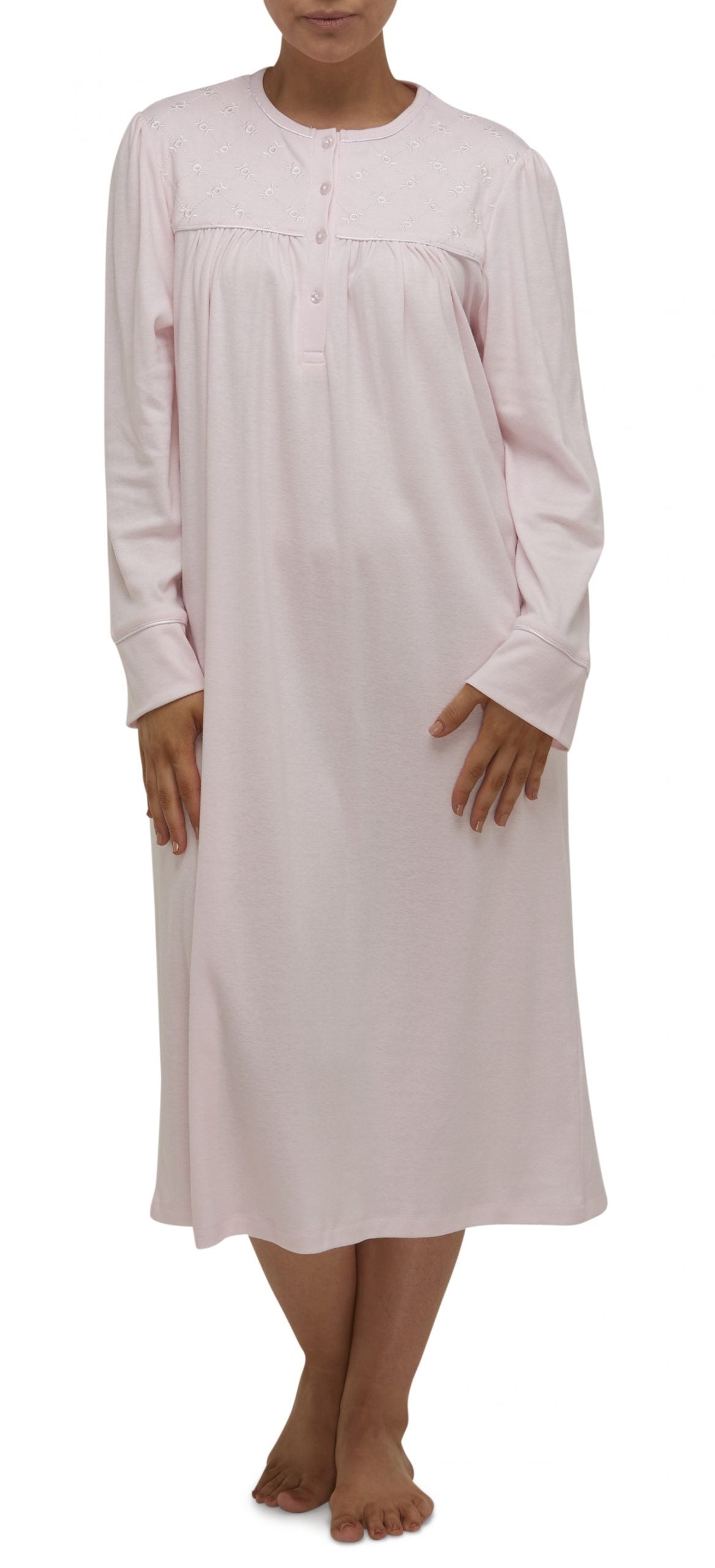 Schrank:  Embroidered Nightie Mid Length 'Jayne'