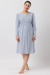 SCHRANK:  Ditsy Long Sleeve Nightie