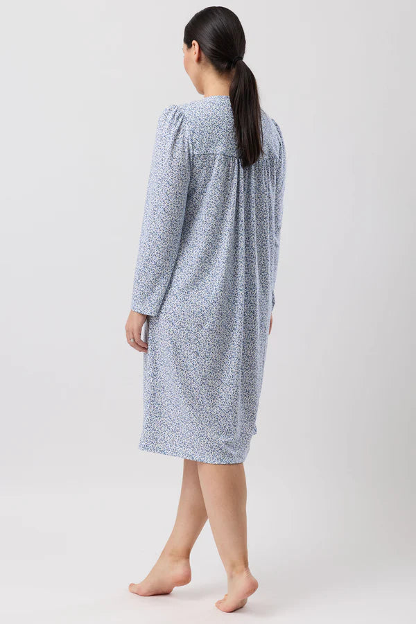 SCHRANK:  Ditsy Long Sleeve Nightie