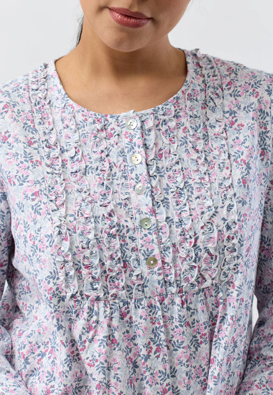 Schrank:  FLOWERETTE RUFFLE NIGHTIE