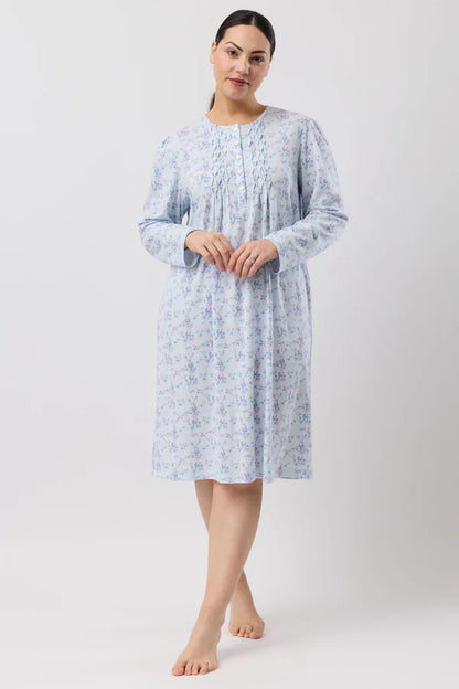 SCHRANK:  Cherry Blossom Long Sleeved Nightie