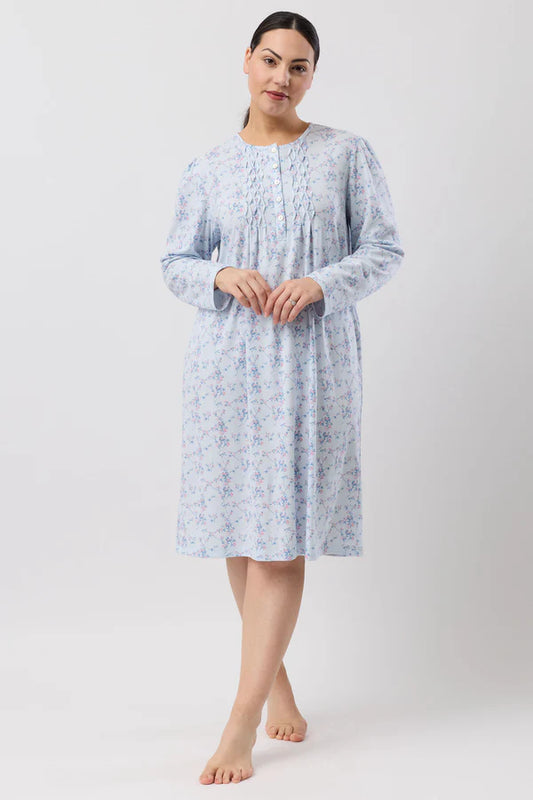 SCHRANK:  Cherry Blossom Long Sleeved Nightie