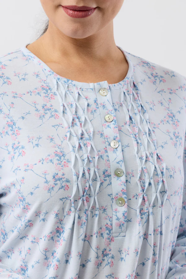 SCHRANK:  Cherry Blossom Long Sleeved Nightie