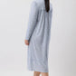 SCHRANK:  Ditsy Long Sleeve Collared Nightie