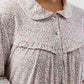 SCHRANK:  Ditsy Long Sleeve Collared Nightie