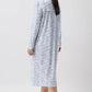 SCHRANK:  Cherry Blossom Long Sleeve Collared Nightie