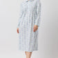 SCHRANK:  Cherry Blossom Long Sleeve Collared Nightie