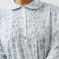 SCHRANK:  Cherry Blossom Long Sleeve Collared Nightie