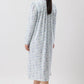 SCHRANK:  Cherry Blossom Long Sleeve Collared Nightie