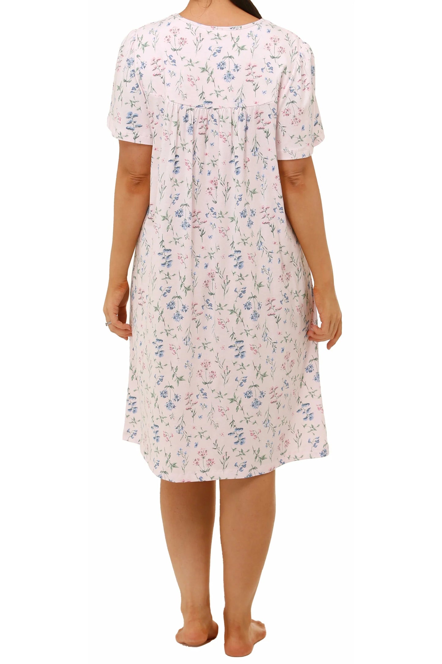 Schrank:  'Meadow' Short Sleeve Cotton Jersey Nightie