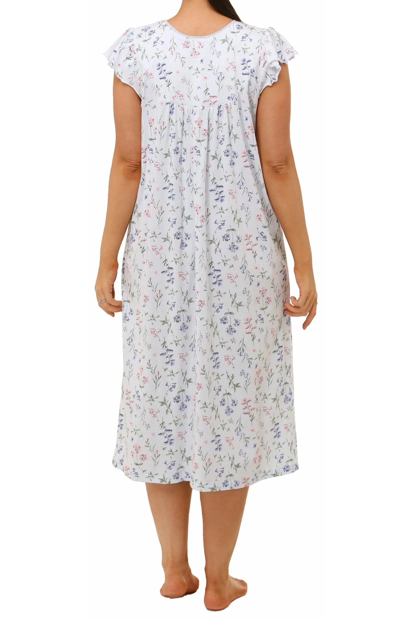 Schrank:  'Meadow' Cap Sleeve Cotton Jersey Nightie