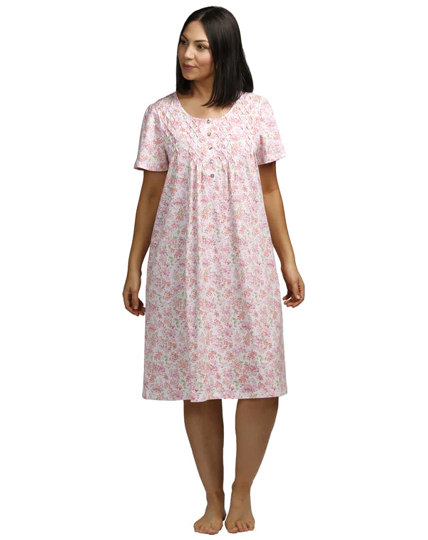 Schrank:  'Hydrangea' Soft Cotton Jersey Nightie